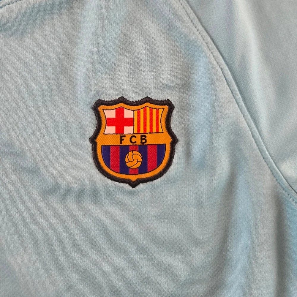 Nike FC Barcelona Jersey Youth XL Blue 2017-18 Away Soccer Kit‎ 847354-485
